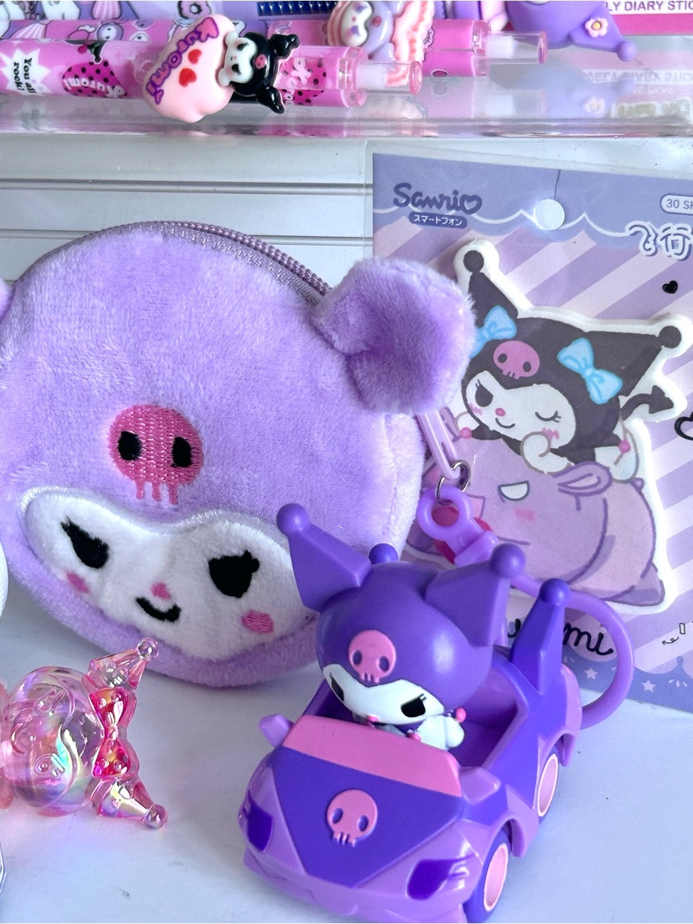 💜(KUR355) Kuromi Adorable 13-Piece Mini Fun Bundle! - Picture 7 of 8